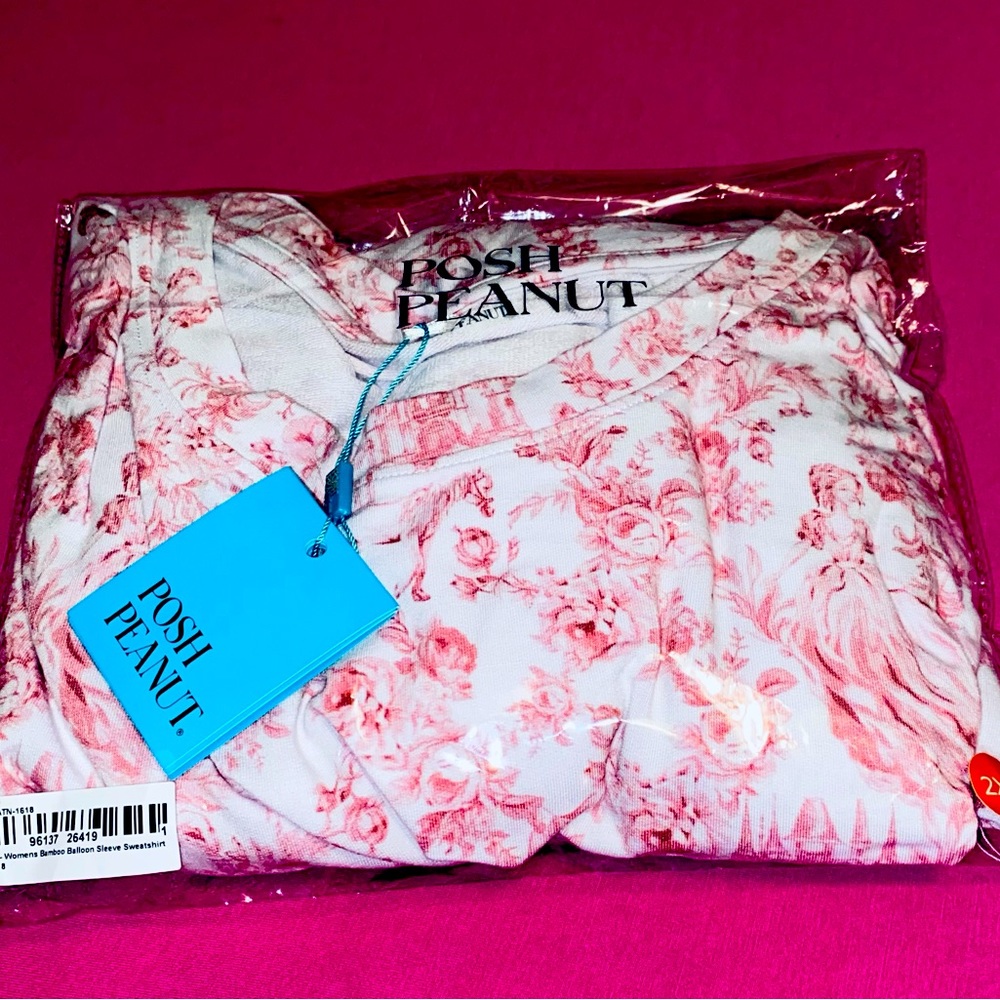 Posh Peanut Antoinette Balloon Sleeve Sweatshirt